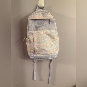 Nike Pastel Geometric Backpack | Padded Straps | Mesh Pocket